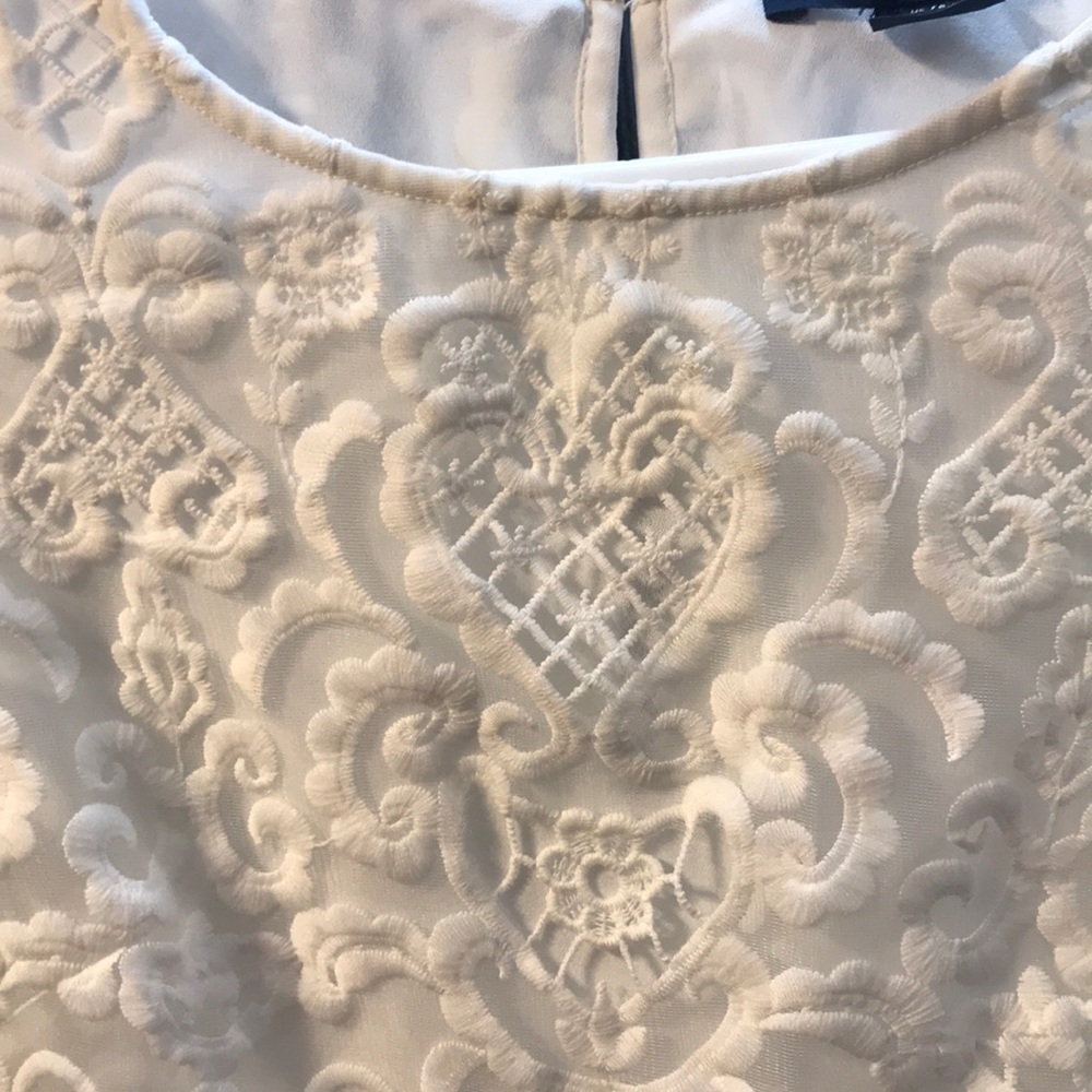 French connection white lace dress. Worn once. - Picture 5 of 7